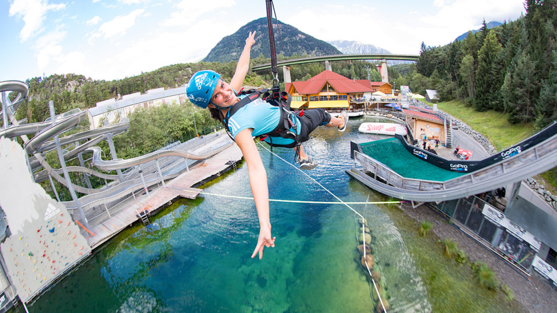 AREA 47 Ötztals Adrenalin Abenteuer Wakeboarden Rafting Klettern Hochseilgarten