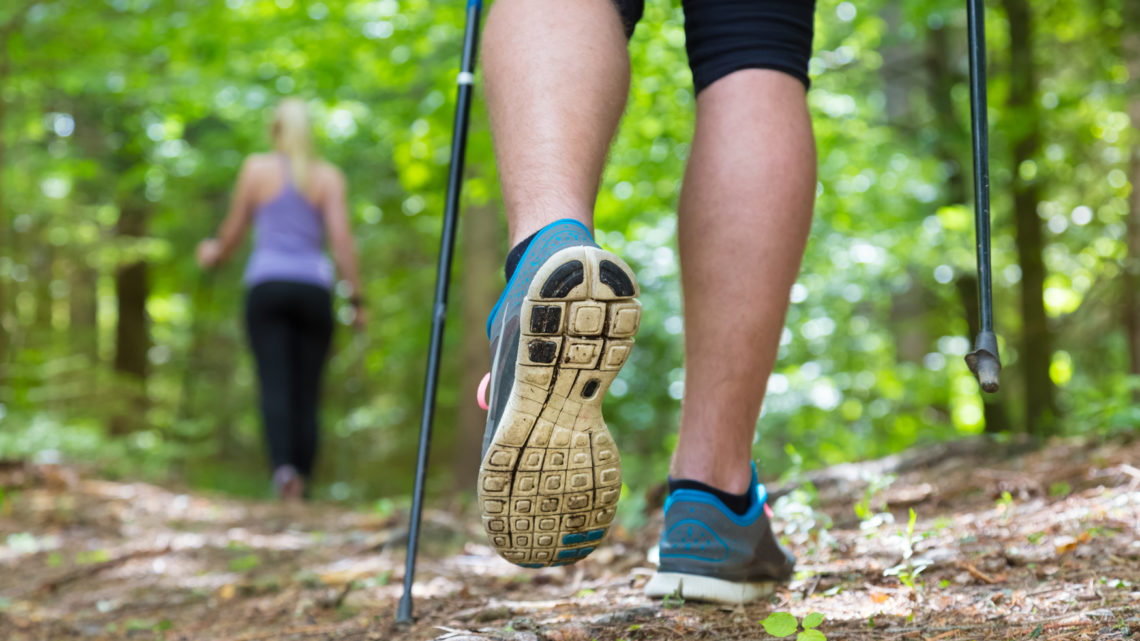 Nordic Walking Trend Gesundheit Natur