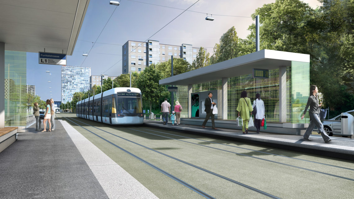 Limmattalbahn Haltestelle Dietikon