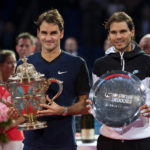 Beste Tennisspieler aller Zeiten Roger Federer Rafael Nadal Swiss Indoors Basel 2015 © Benjamin Soland