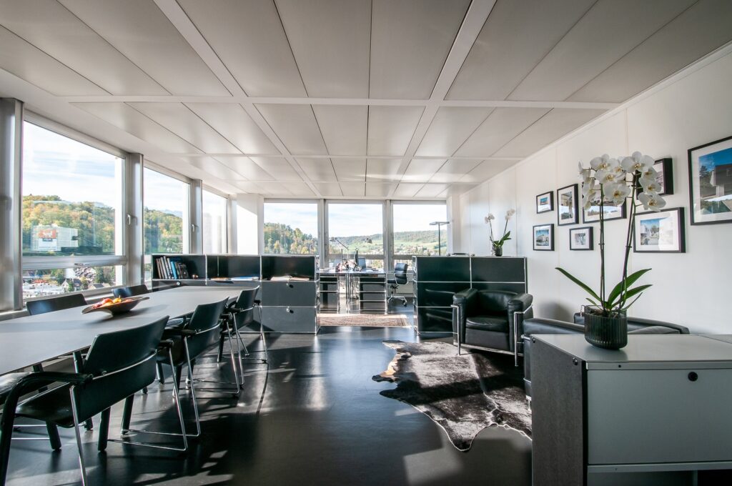 Das Büro der BELLUGO AG in Baden – Immobilienberatung und Projektmanagement mit persönlichem Engagement